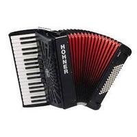 Hohner Bravo III 72 Bass PIANO Accordion - Black INC GIG BAG