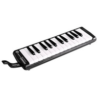 15-C94261 Hohner Student 26 Melodica, Interchangeable Mouthpiece And Tube,  Outfit In Case, Black