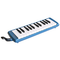15-C94265 Hohner Student 26 Melodica, Interchangeable Mouthpiece And Tube,  Outfit In Case, Blue