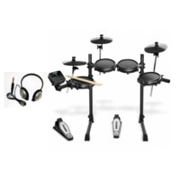 Alesis Turbo Mesh 5-Piece Electronic Drum Kit w/ Drum Stool, Sticks and Headphones