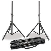 Vonyx 180550 Speaker Speaker Stand Pair with Carry Bag