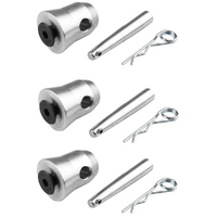 Beamz Pro P33 Set of 3 Half Cone Connectors