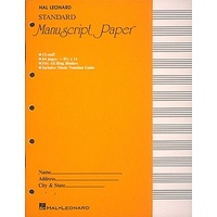 Standard Manuscript Paper ( Yellow Cover)