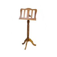 MUSIC STAND WOODEN ROSEWOOD SPIRAL