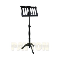 WOODEN MUSIC STAND-Tripod Base-Blk