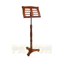 WOODEN MUSIC STAND-Low Base-Walnut