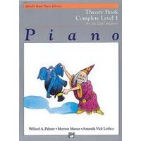 Alfred's Basic Piano Library Theory Book Complete 1 (1A/1B)