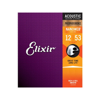 Elixir #16547: 3 Pack Phosphor Bronze Acoustic HD Lite