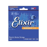 Elixir #12057: Electric Nanoweb 7 String Lite 10-56