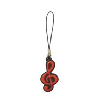Mobile Phone Chain - Coloured Clef