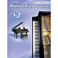 Premier Piano Course: Lesson 3 Bk/CD 