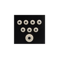 Set of 8 Martin Bridge Pins, White (28 Style)