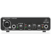 The Behringer U-phoria Umc22 Interface (10 Per Carton)