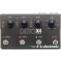 TC ELECTRONIC Ditto X4 Dual Track Looper wth 7 Loop FX