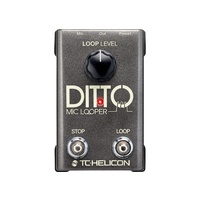 TC HELICON Ditto Mic Looper - Looping Pedal for Vocalists
