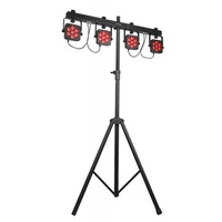 4BAR Flex T USB 4 x LED Par 64 with Carry Bag, Flex Mounting System