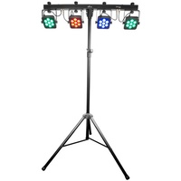 4BAR TRI USB 4 x LED Par 28 x 3 Watt TRI LED's on DMX Bar