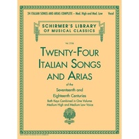 24 Italian Songs and Arias Complete