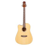 Ashton D20CEQLNTM Dreadnought Cutaway Acoustic Guitar with EQ - Left Handed