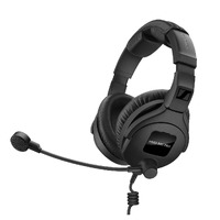 Sennheiser HMD 300 PRO Broadcast headset with ultra-linear headphone response (dual sided, 64 ohm) and microphone (hyper-cardioid, dynamic). Includes 