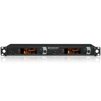 Sennheiser SR 2050XP IEM-GW1 2-channel stereo transmitter, HDX, Ethernet (WSM), 19"/1HE, 100-240 VAC, includes rod antenna, frequency range: GW1 (558-