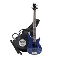 Ashton AB4TDB Bass Guitar in Blue