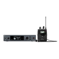 Sennheiser ew IEM G4-G Wireless stereo monitoring set. Includes (1) SR IEM G4 stereo transmitter, (1) EK IEM G4 stereo bodypack receiver, (1) pair of 