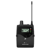 Sennheiser EK IEM G4-B Stereo bodypack receiver. Includes (1) pair of IE4 earbuds, frequency range: B (626 - 668 MHz)
