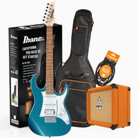 Ibanez RX40 Electric Guitar Pack w/ Orange Crush 12 Amp & Armour Gig Bag & Lead (Light Blue)