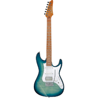 Ibanez AZ22S1F Transparent Turquoise Burst Electric Guitar