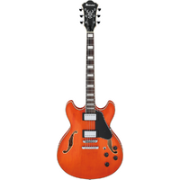 Ibanez AS73T Transparent Tangerine Flat Electric Guitar