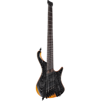 Ibanez EHB1135MS Silver Wave Black Low Gloss 5 String Electric Bass with Gig bag