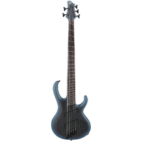 Ibanez BTB605MS Midnight Arctic Ocean Matte 5 String Electric Bass with Case