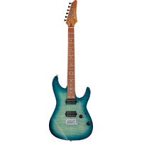 Ibanez AZ24S1F Transparent Turquoise Burst Electric Guitar