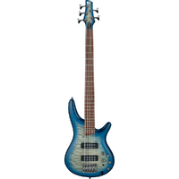 Ibanez SR405EQM Stained Cosmic Blue Starburst 5 String Electric Bass