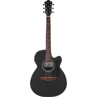 Ibanez VC44CE Weathered Black Open Pore Acoustic Guitar 