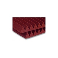 2" Studiofoam Wedge 2' x 2' Panels - Burgundy x 12