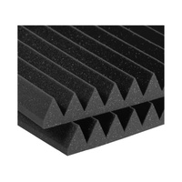 2" Studiofoam Wedge 2' x 2' Panels - Charcoal x 12