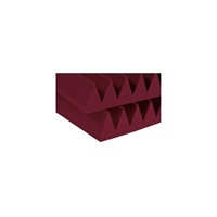 4" Studiofoam Wedge 2' x 2' Panels - Burgundy x 6