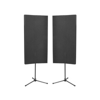 3" ProMAX 2' x 4' Panels - Charcoal (2 Stands)