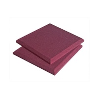 2" SonoFlat 2' x 2' Panels - Burgundy x 16