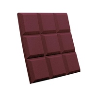 2" SonoFlat Grid 2' x 2' Panels - Burgundy x 16