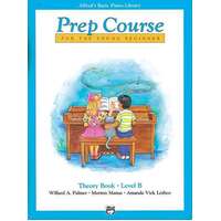 Alfred's Basic Piano Prep Course Theory Book Level B