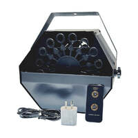E-lektron B600-R Portable Bubble Machine Remote Control Main Power and Battery Operation
