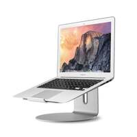 DL Ergonomic Design Aluminum Laptop Stand with 360 Rotating Base for Collaborative Work Compatible with All Laptop MacBook up to 17 inch Mount