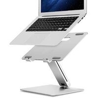 DL Foldable Laptop Stand Riser Ergonomic Desk Mount Aluminum Alloy Height & Tilt Adjustable Compatible with 10-17Notebook MacBook Max Load 8kg