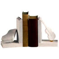 BOOKENDS-ONE PAIR VIOLIN & PIANO