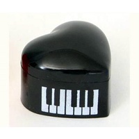 Pencil Sharpeners<9Pack>Blk w/Piano