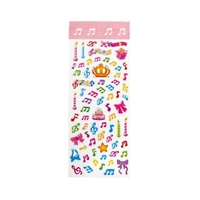 Stickers - Crystal Clefs & Notes