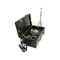 Standard Black 36" Wide Hardware Case w/wheels